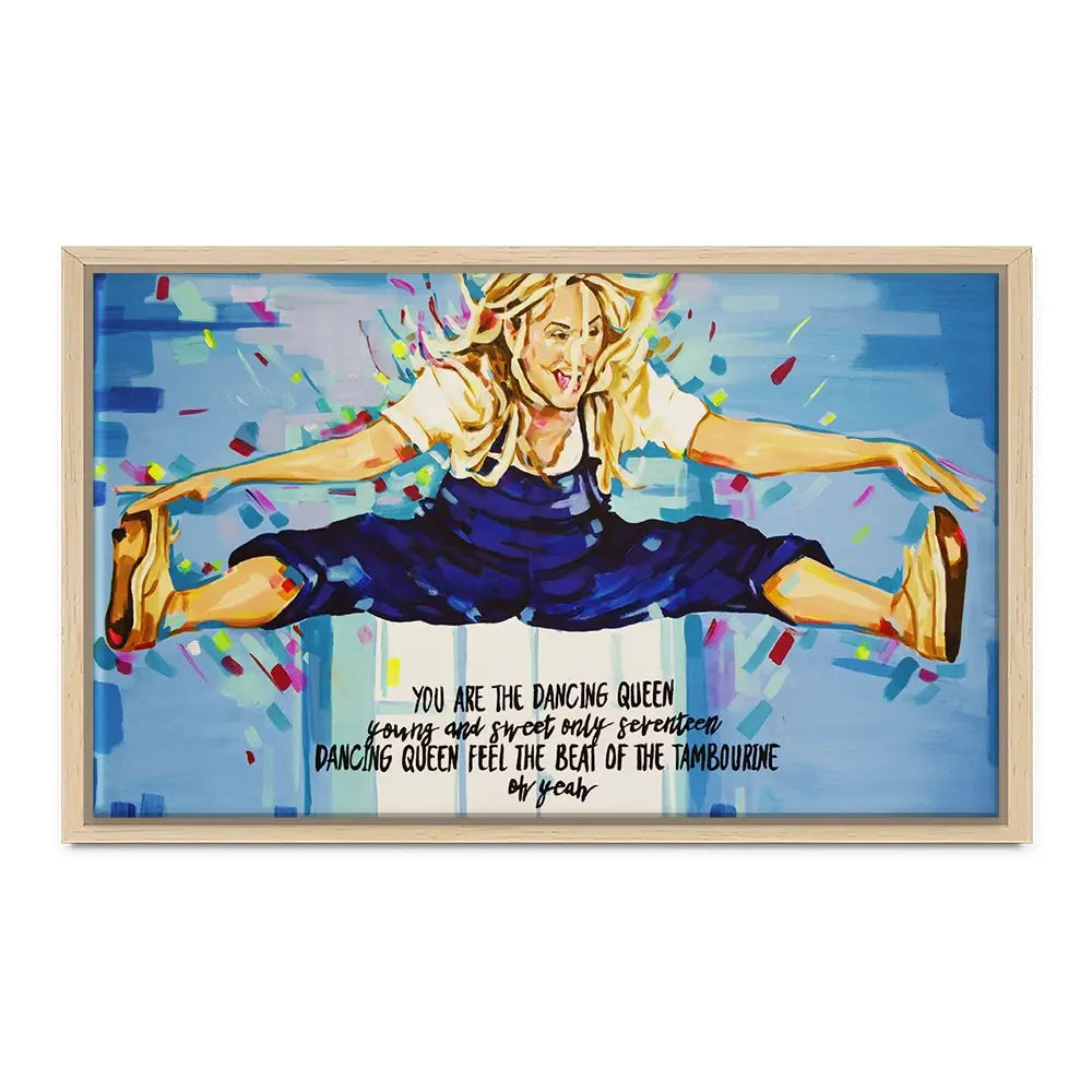 Donna Mamma Mia Canvas Print Donna Mamma Mia Canvas Print wall art product Juliet Stockton
