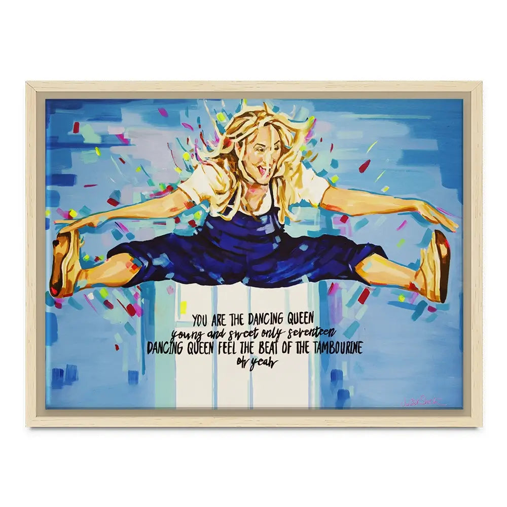 Donna Mamma Mia Canvas Print Donna Mamma Mia Canvas Print wall art product Juliet Stockton