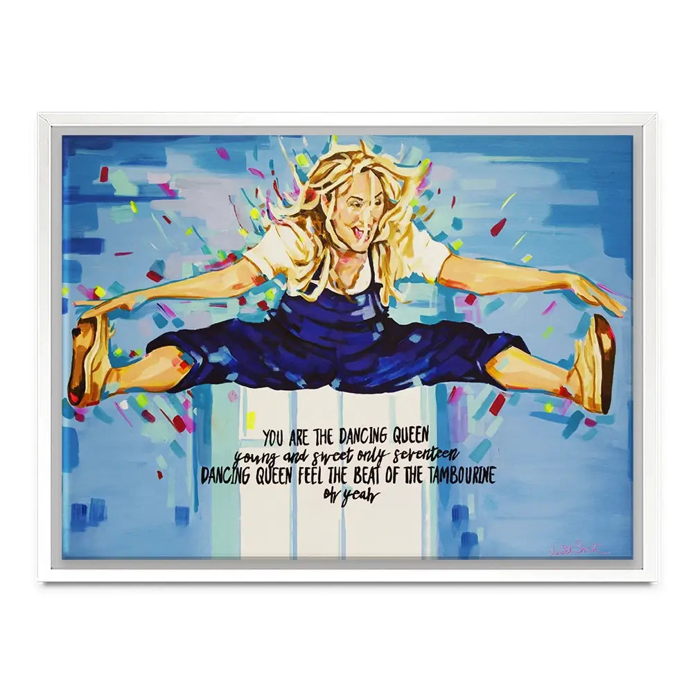 Donna Mamma Mia Canvas Print Donna Mamma Mia Canvas Print wall art product Juliet Stockton
