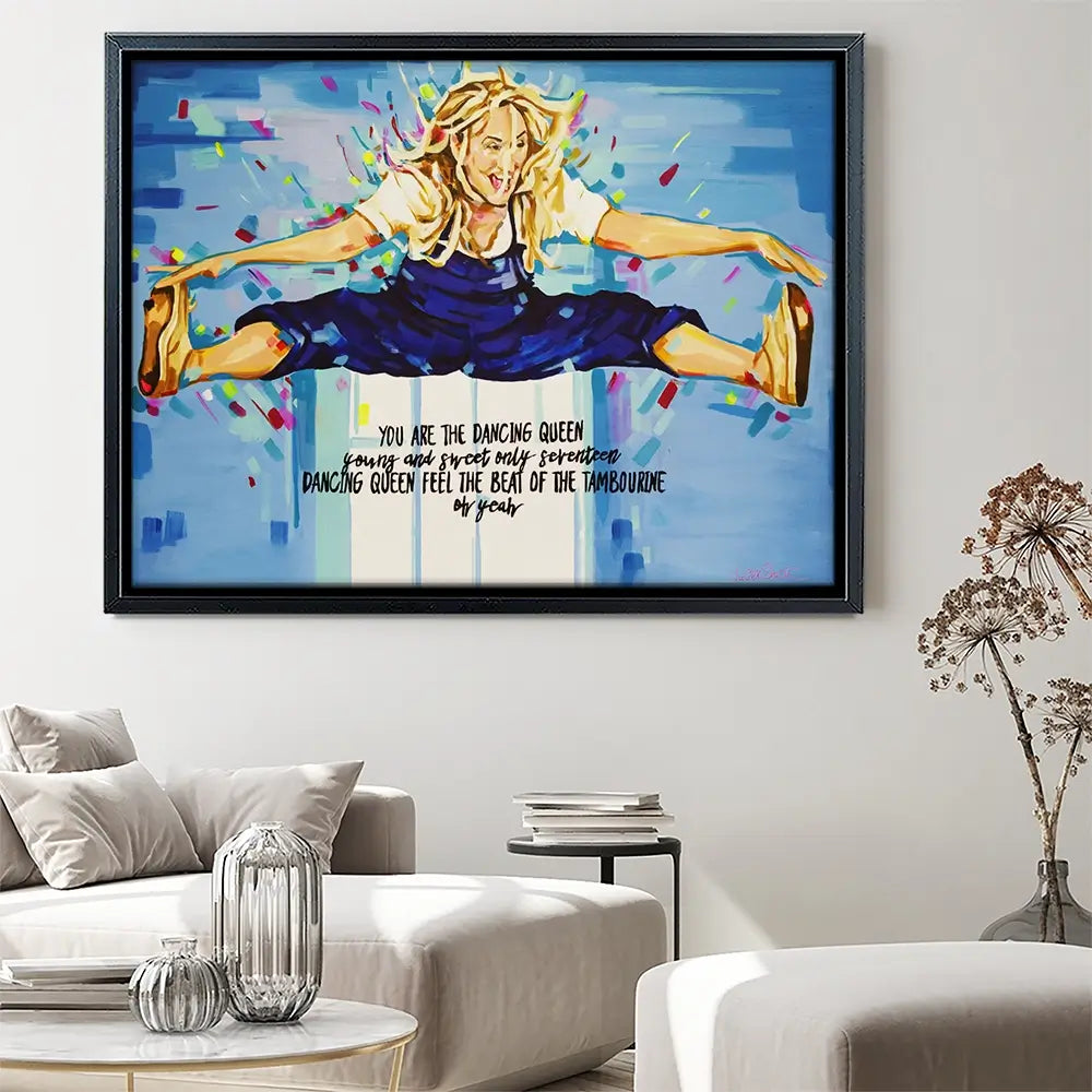 Donna Mamma Mia Canvas Print Donna Mamma Mia Canvas Print wall art product Juliet Stockton