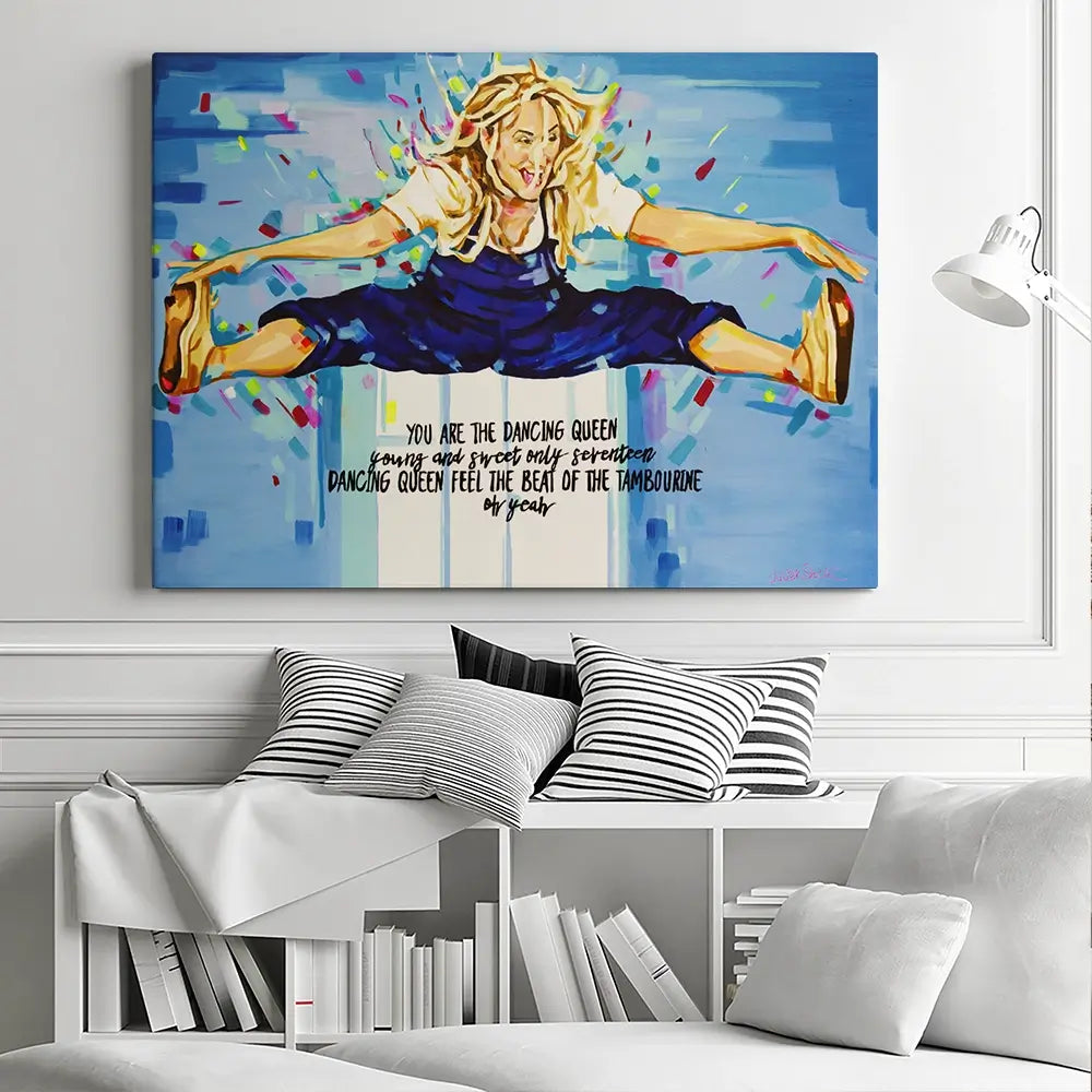 Donna Mamma Mia Canvas Print Donna Mamma Mia Canvas Print wall art product Juliet Stockton