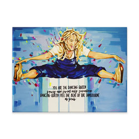 Donna Mamma Mia Canvas Print Donna Mamma Mia Canvas Print wall art product Juliet Stockton