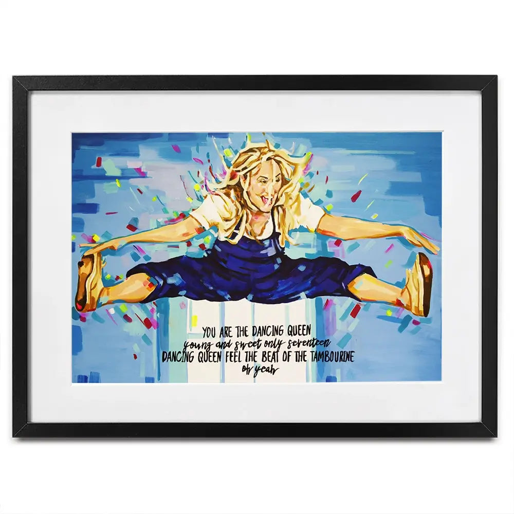Donna Mamma Mia Framed Art Print Donna Mamma Mia Framed Art Print wall art product Juliet Stockton