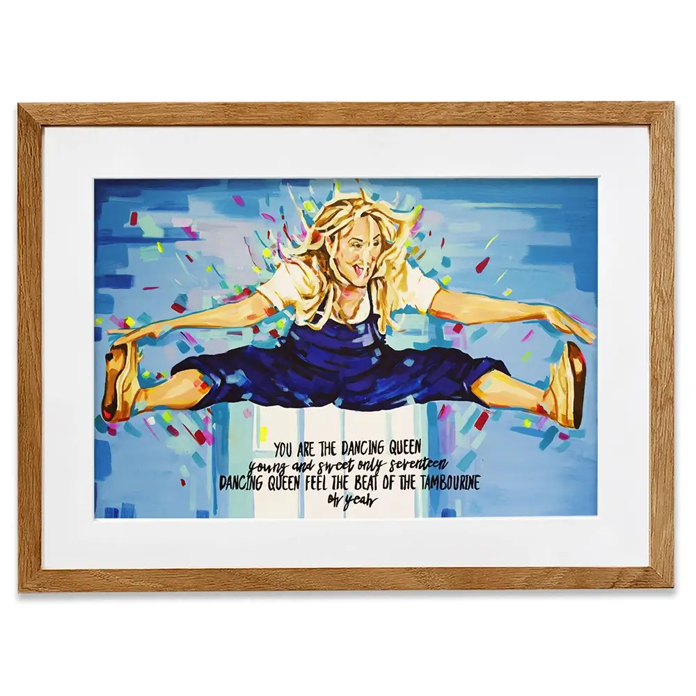 Donna Mamma Mia Framed Art Print Donna Mamma Mia Framed Art Print wall art product Juliet Stockton