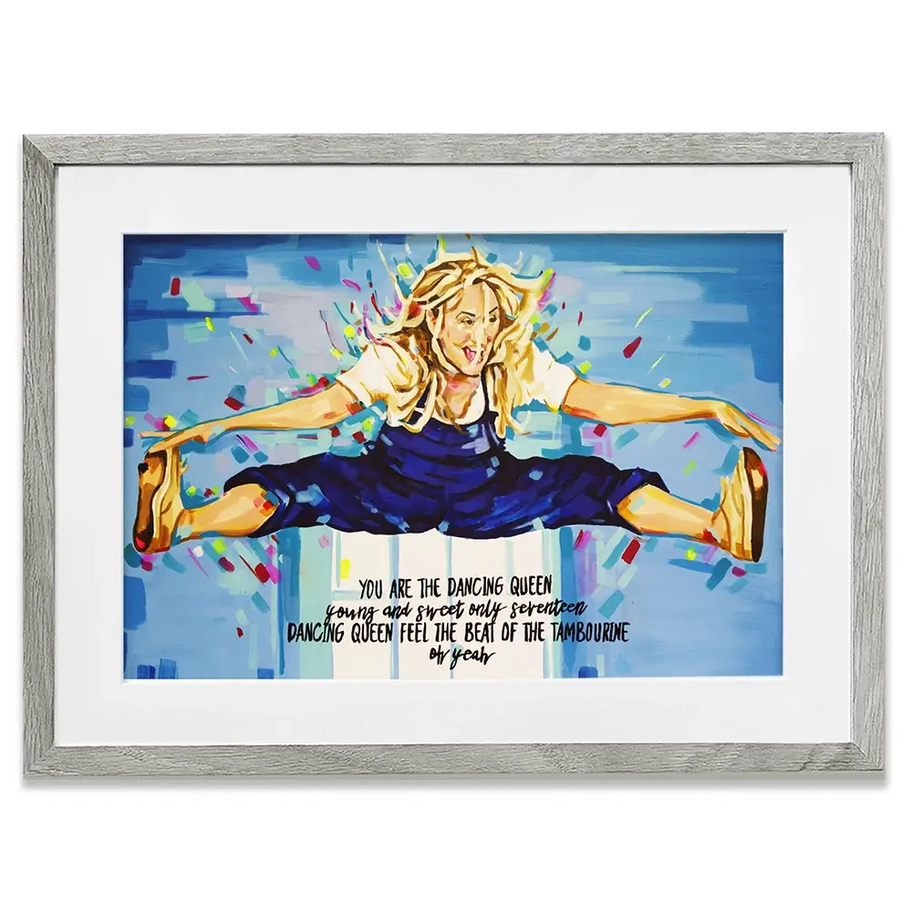 Donna Mamma Mia Framed Art Print Donna Mamma Mia Framed Art Print wall art product Juliet Stockton
