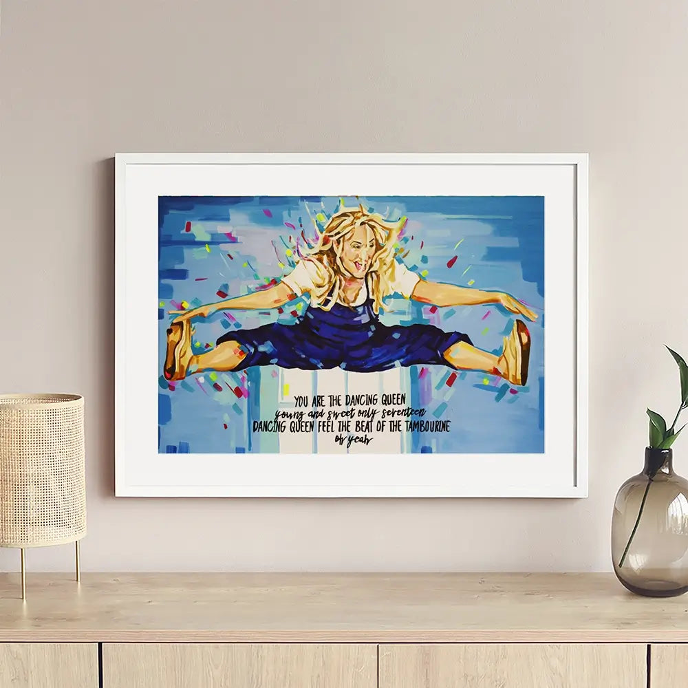 Donna Mamma Mia Framed Art Print Donna Mamma Mia Framed Art Print wall art product Juliet Stockton