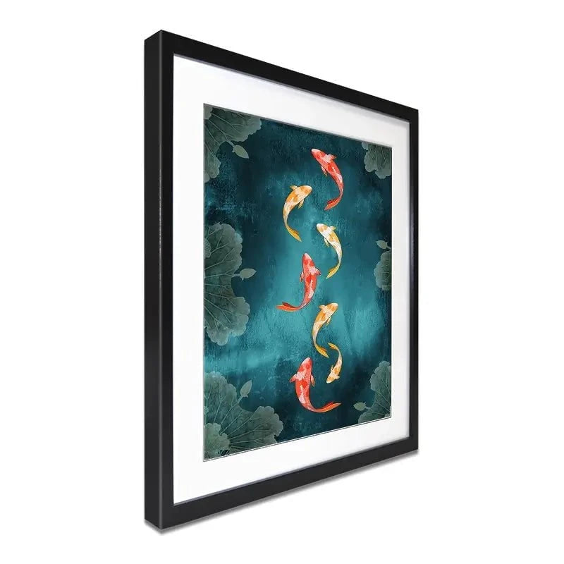 Dont Be Koi Framed Art Print Dont Be Koi Framed Art Print wall art product Abubkr Mohamed / Shutterstock