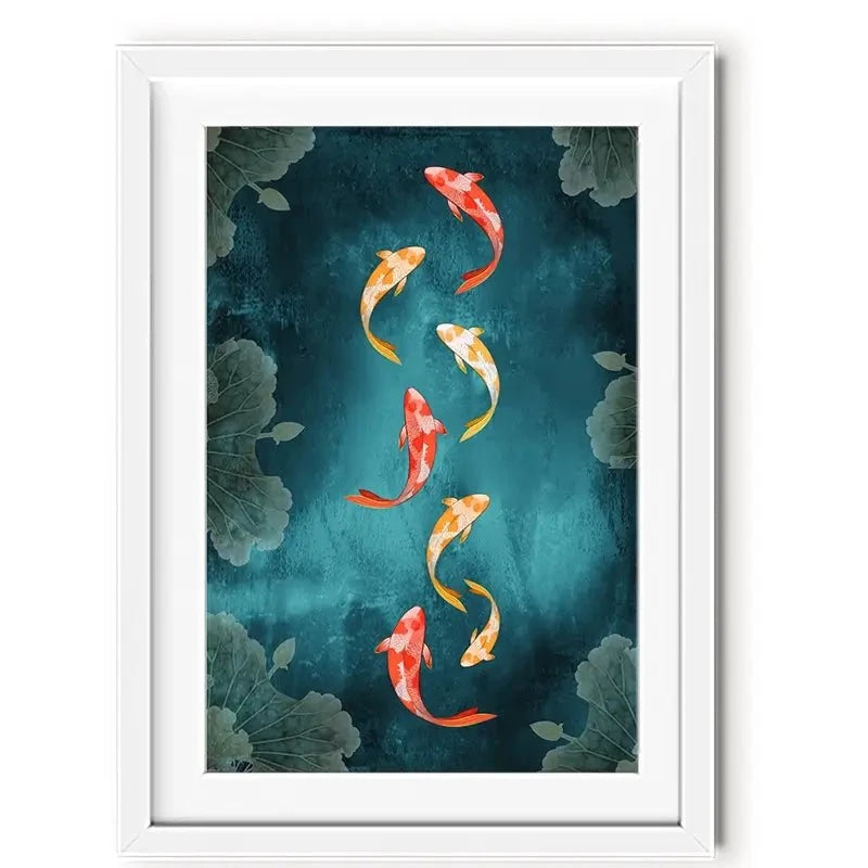 Dont Be Koi Framed Art Print Dont Be Koi Framed Art Print wall art product Abubkr Mohamed / Shutterstock