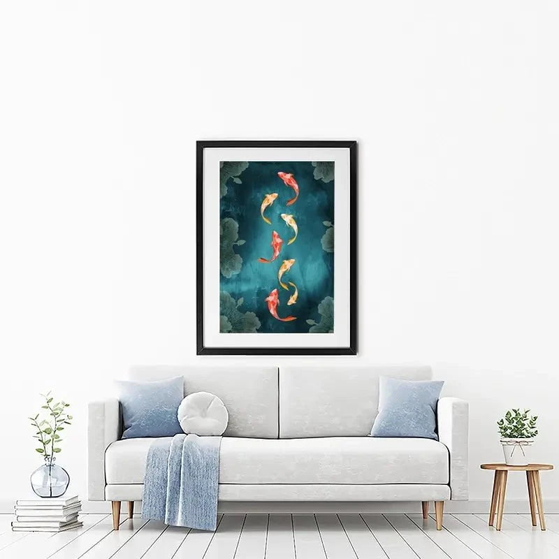 Dont Be Koi Framed Art Print Dont Be Koi Framed Art Print wall art product Abubkr Mohamed / Shutterstock