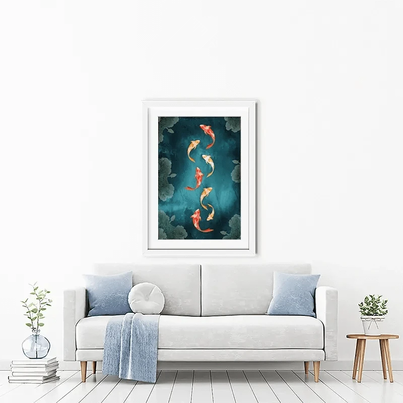 Dont Be Koi Framed Art Print Dont Be Koi Framed Art Print wall art product Abubkr Mohamed / Shutterstock