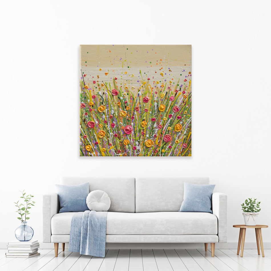 Dotted Meadow 1 Canvas Print Dotted Meadow 1 Canvas Print wall art product Olga Tkachyk