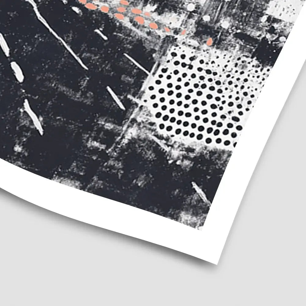 Dotted Night Road Art Print Dotted Night Road Art Print wall art product Chromatic Storm Studio