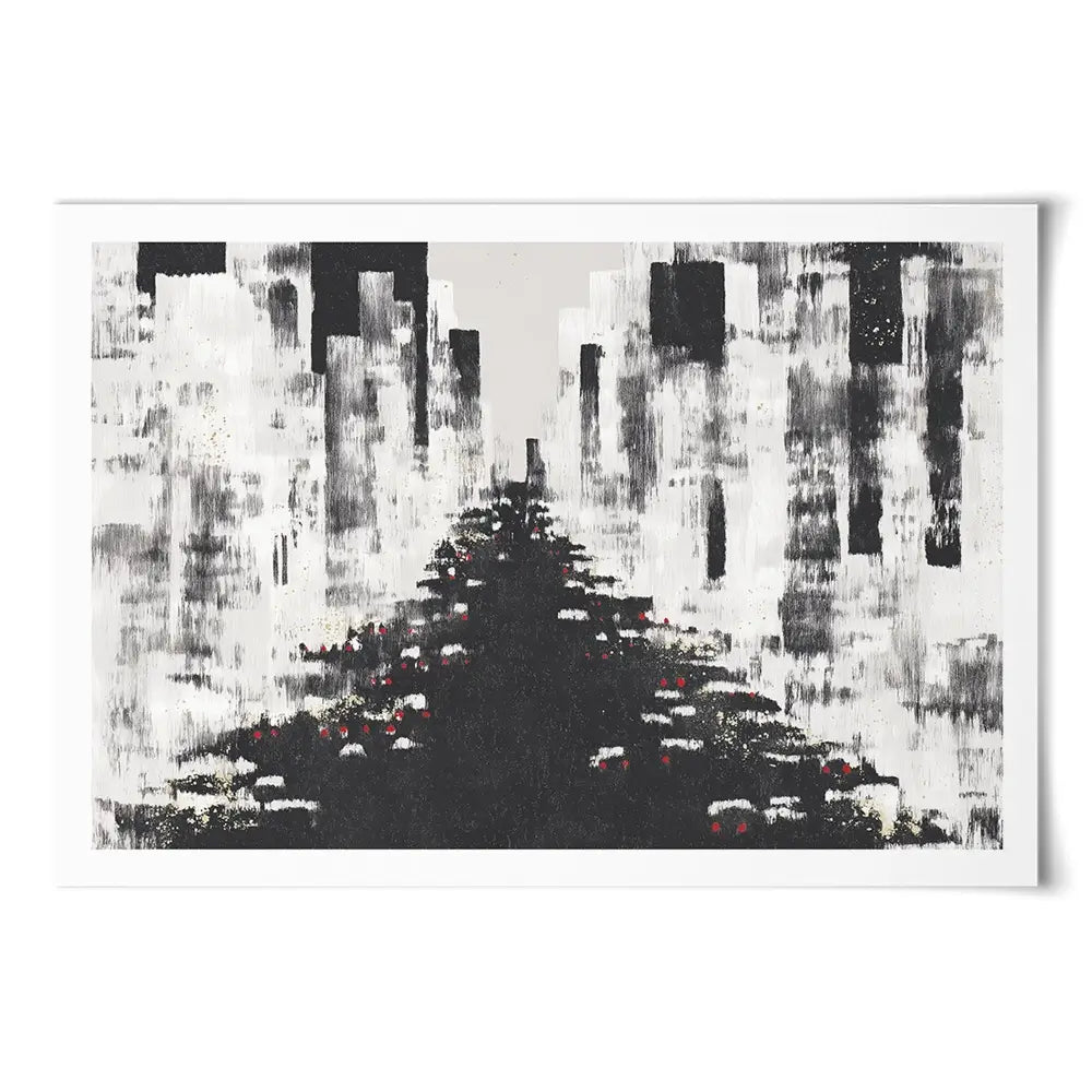 Dotted Traffic Lights Art Print Dotted Traffic Lights Art Print wall art product Chromatic Storm Studio