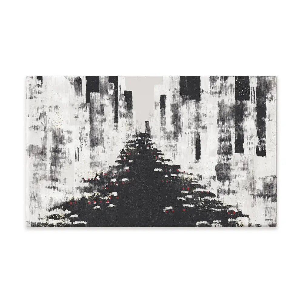 Dotted Traffic Lights Canvas Print Dotted Traffic Lights Canvas Print wall art product Chromatic Storm Studio
