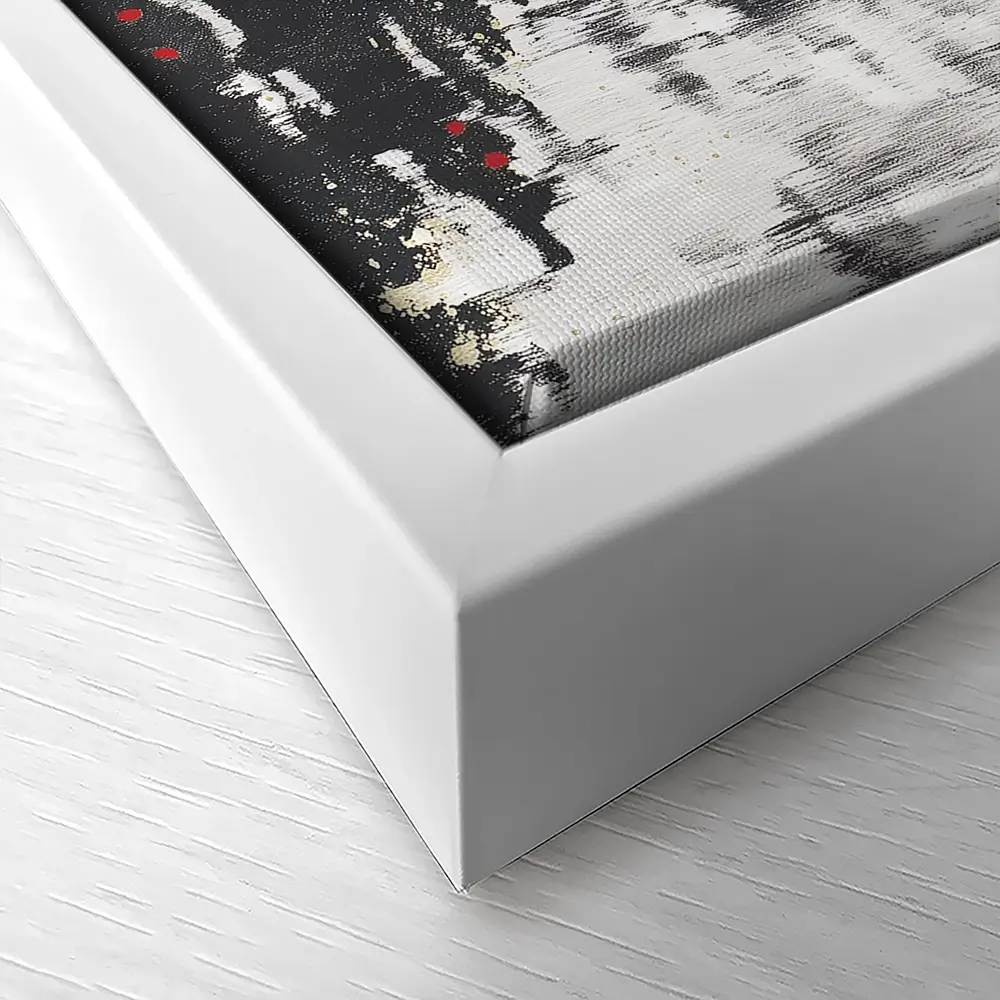 Dotted Traffic Lights Canvas Print Dotted Traffic Lights Canvas Print wall art product Chromatic Storm Studio