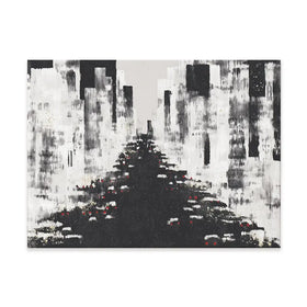 Dotted Traffic Lights Canvas Print Dotted Traffic Lights Canvas Print wall art product Chromatic Storm Studio