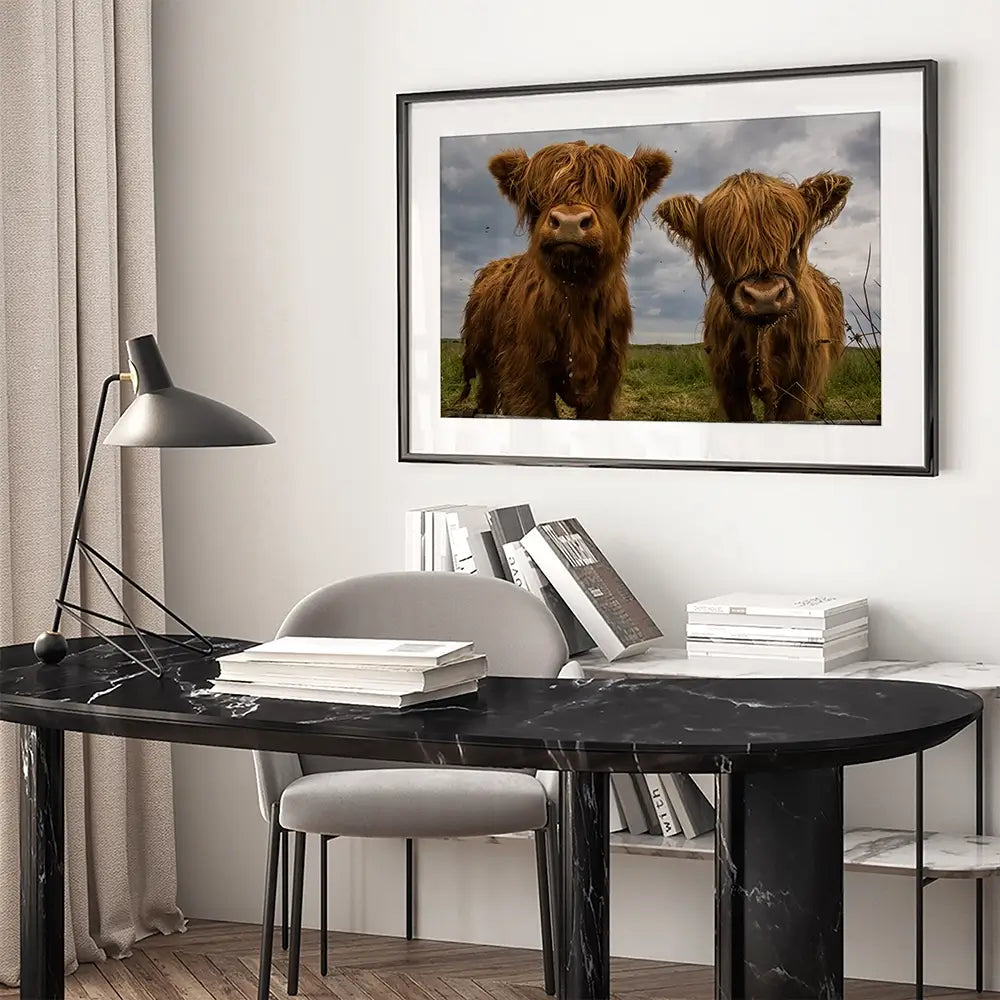 Double Trouble Framed Art Print Double Trouble Framed Art Print wall art product JCurrie / Shutterstock