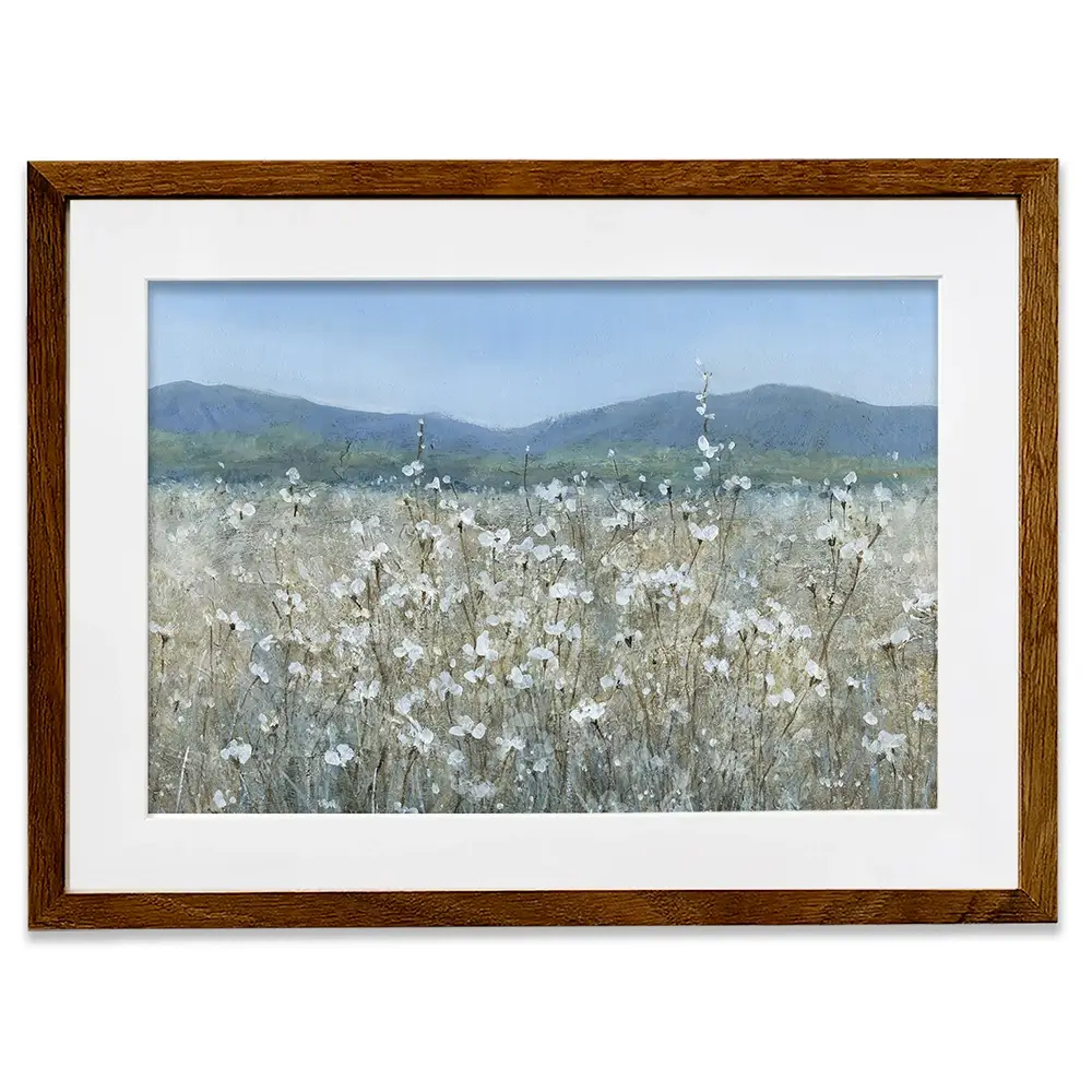 Downy Wildflower Field Framed Art Print Downy Wildflower Field Framed Art Print wall art product Carol Robinson