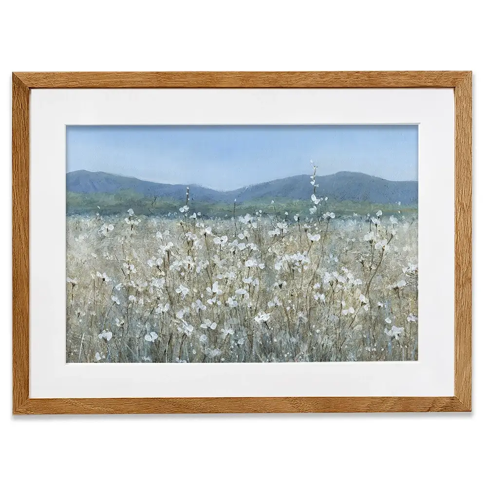Downy Wildflower Field Framed Art Print Downy Wildflower Field Framed Art Print wall art product Carol Robinson