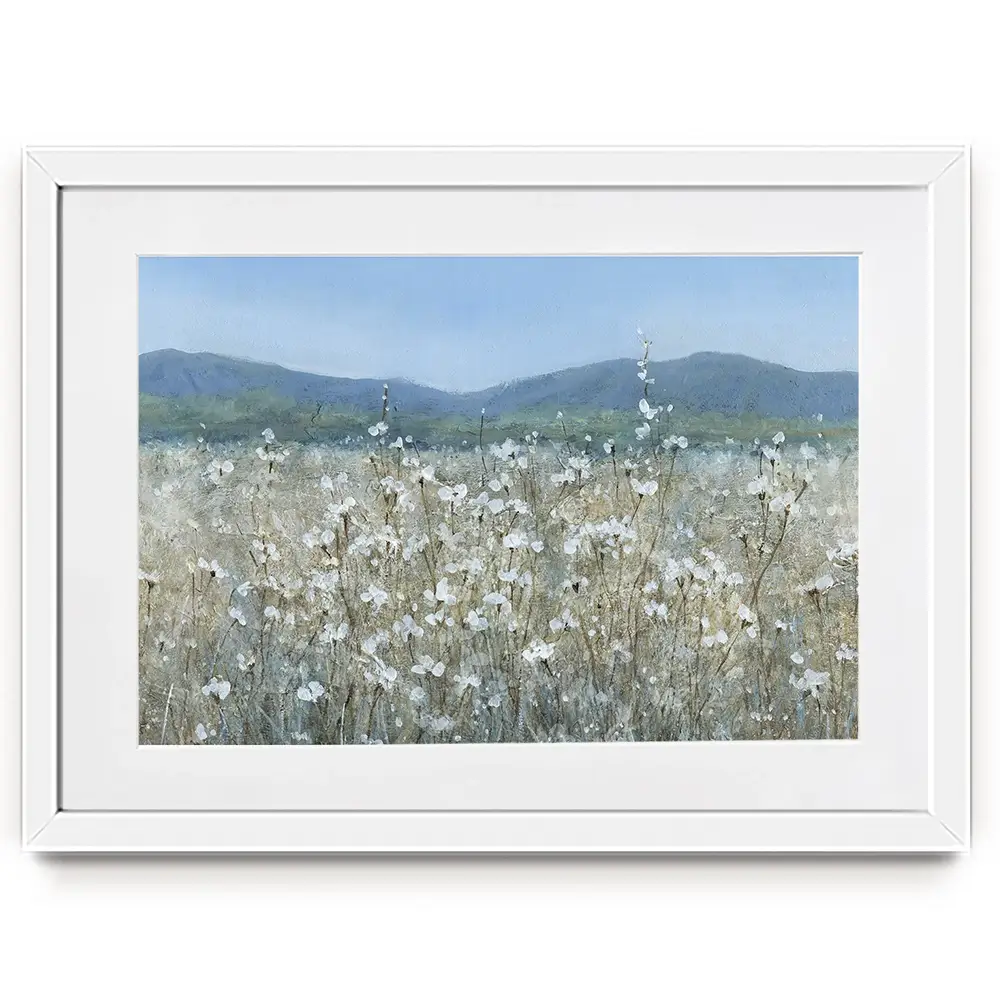Downy Wildflower Field Framed Art Print Downy Wildflower Field Framed Art Print wall art product Carol Robinson