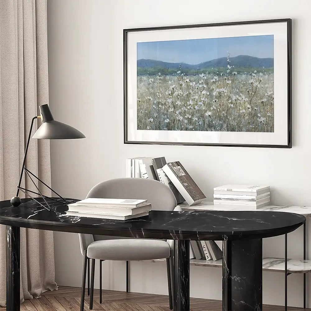 Downy Wildflower Field Framed Art Print Downy Wildflower Field Framed Art Print wall art product Carol Robinson