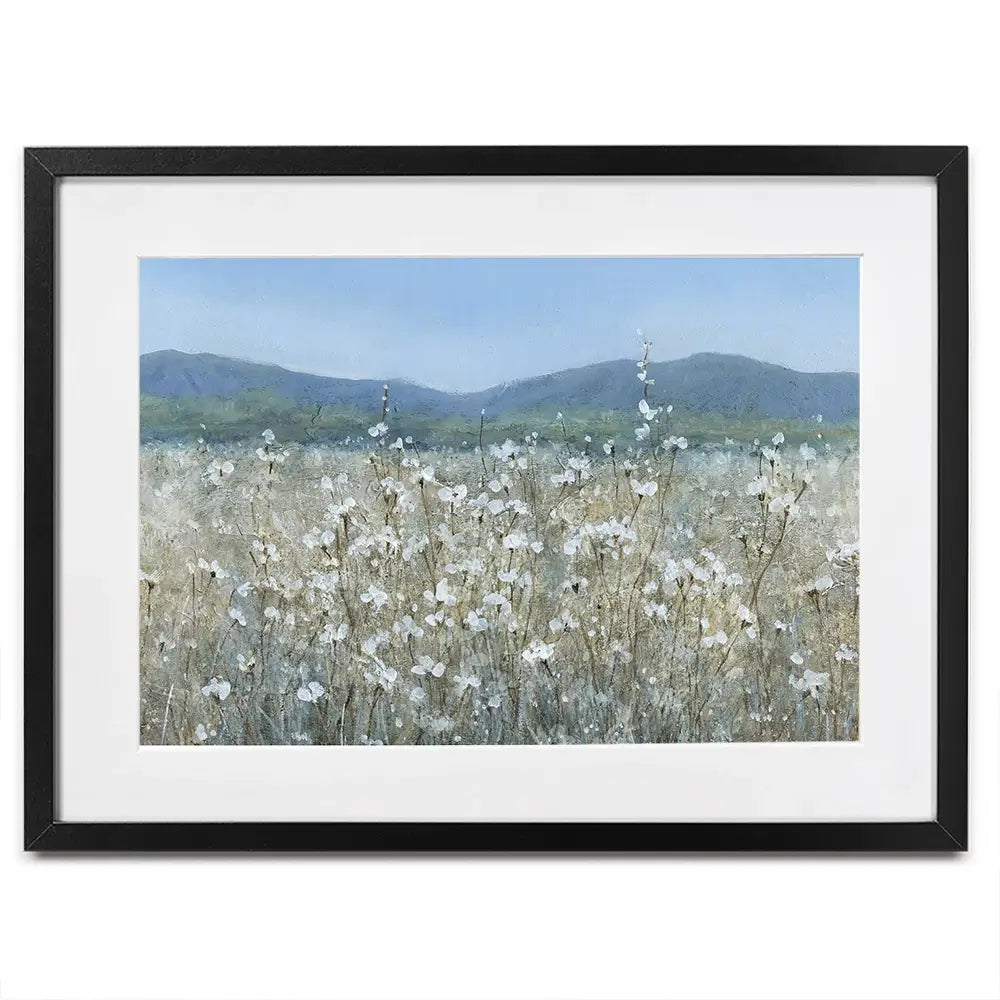 Downy Wildflower Field Framed Art Print Downy Wildflower Field Framed Art Print wall art product Carol Robinson