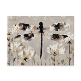 Dragonfly Meadow Hover Canvas Print Dragonfly Meadow Hover Canvas Print wall art product Chromatic Storm Studio