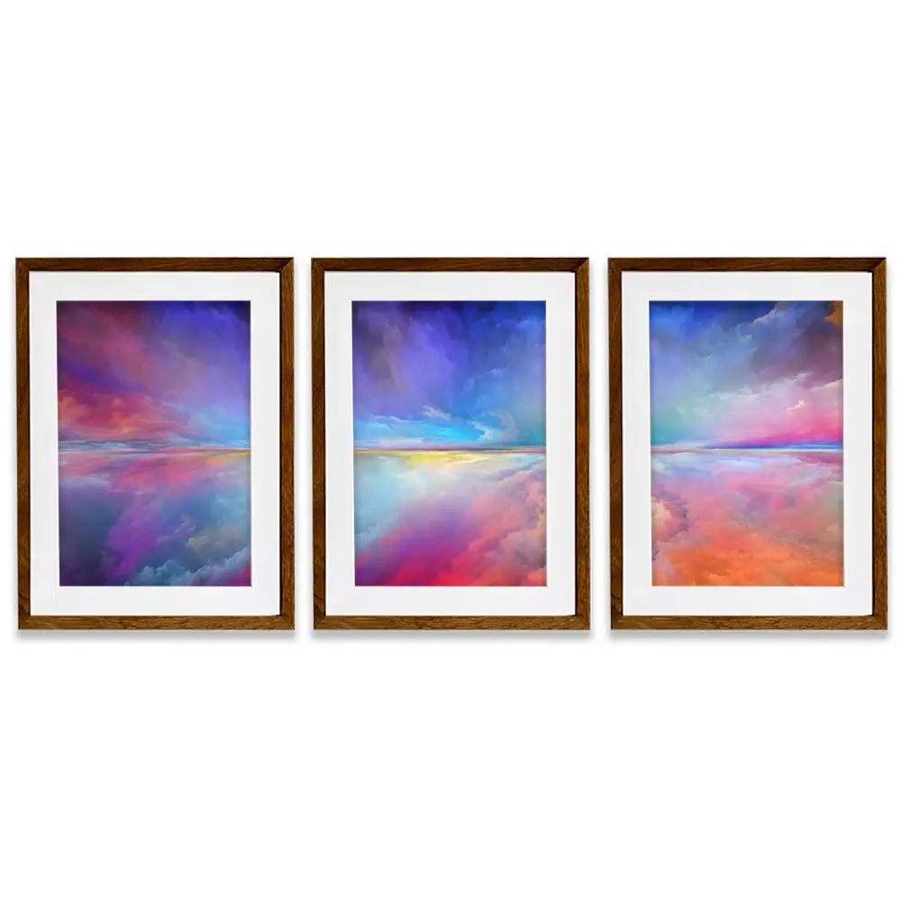 Dream Land Framed Art Print Trio Dream Land Framed Art Print Trio wall art product agsandrew / Shutterstock