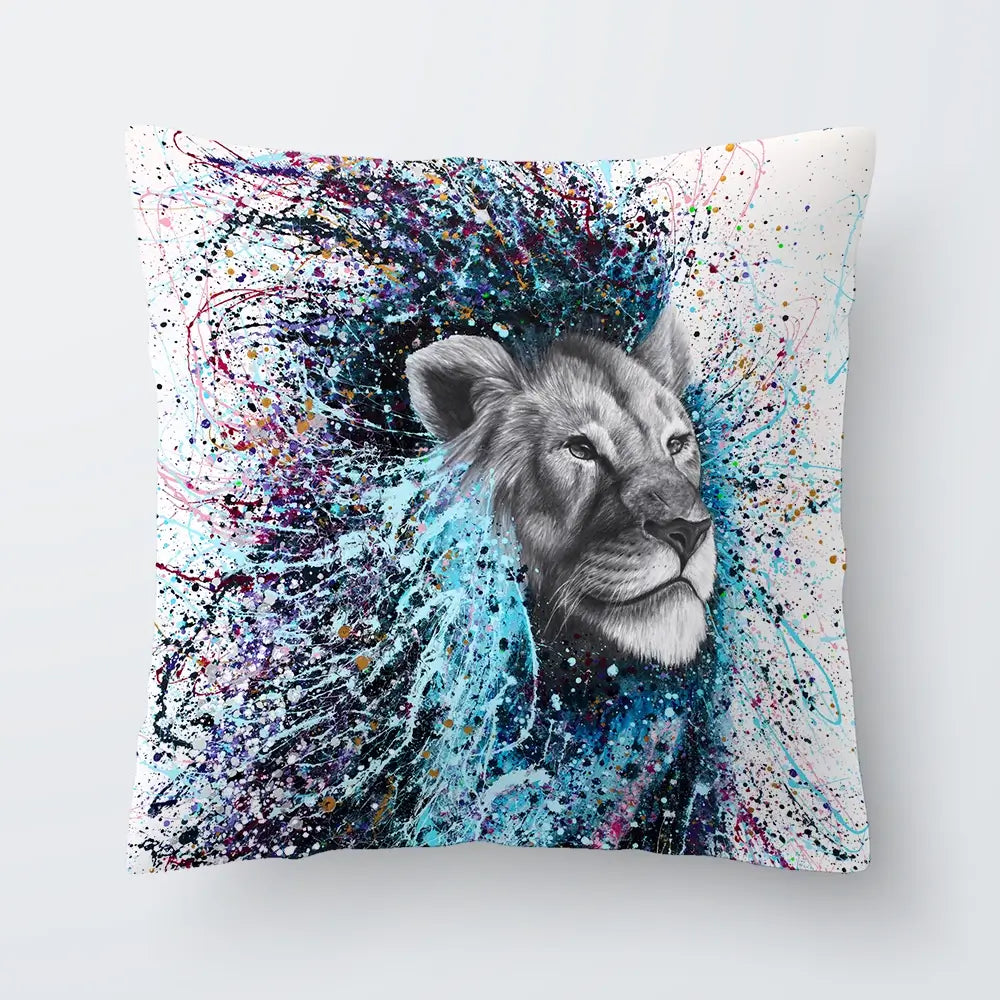 Dream Of A Lion Cushion Dream Of A Lion Cushion wall art product Ashvin Harrison (2016-2022 collection)