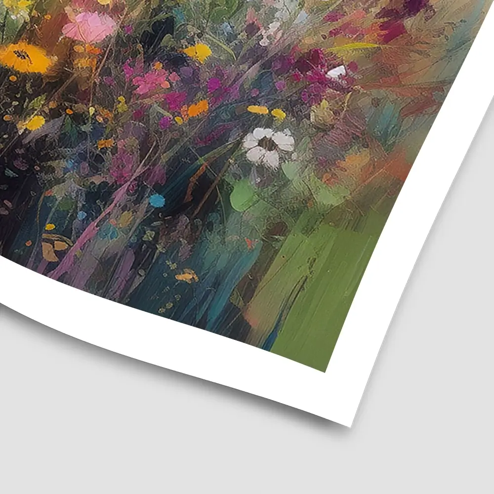 Dreaming Of Wildflowers Square Art Print Dreaming Of Wildflowers Square Art Print wall art product Creative Studio - Independent