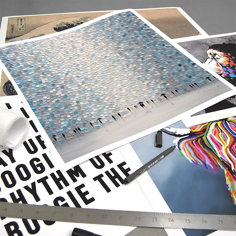 Dreaming Square Art Print Dreaming Square Art Print wall art product Ekaterina Ermilkina