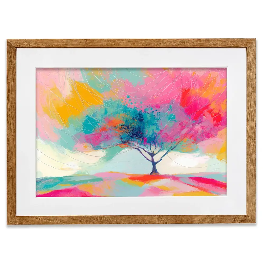 Dreaming Tree Framed Art Print Dreaming Tree Framed Art Print wall art product Chromatic Storm Studio