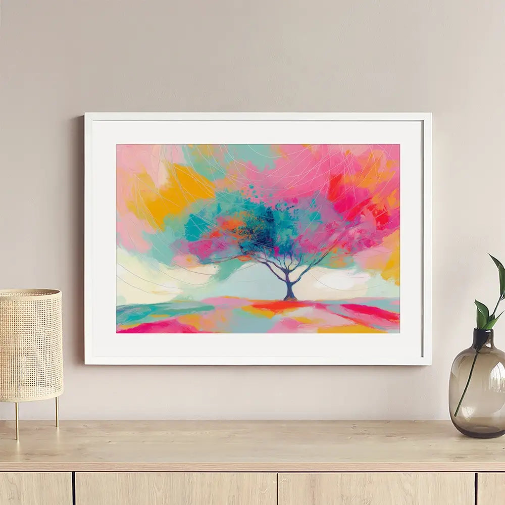 Dreaming Tree Framed Art Print Dreaming Tree Framed Art Print wall art product Chromatic Storm Studio