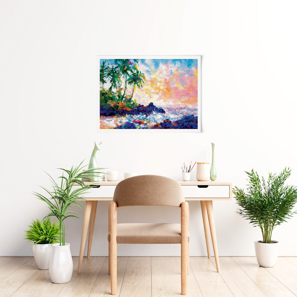 Dreams Of An Exotic Shore Art Print wall art product Leon Devenice