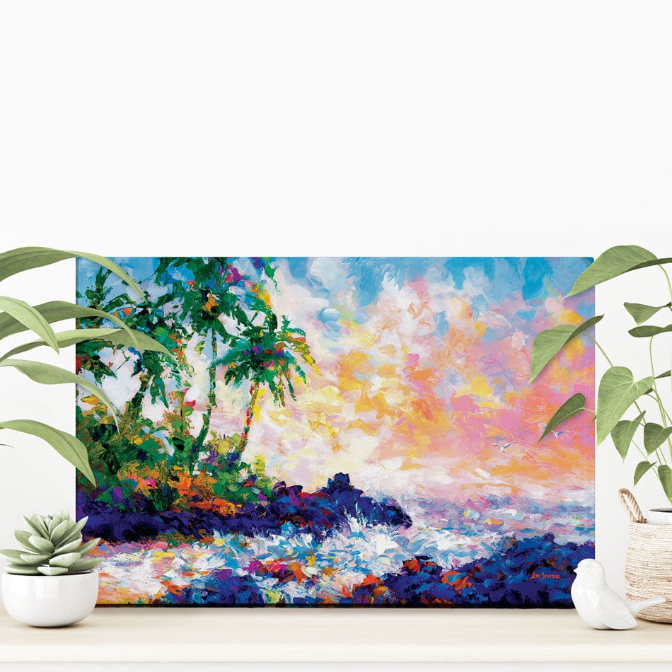 Dreams Of An Exotic Shore Canvas Print wall art product Leon Devenice