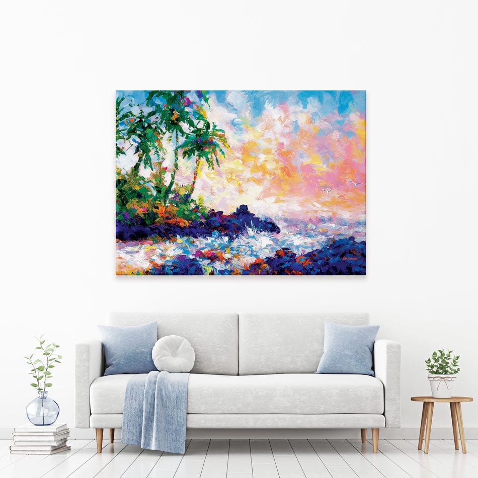 Dreams Of An Exotic Shore Canvas Print wall art product Leon Devenice