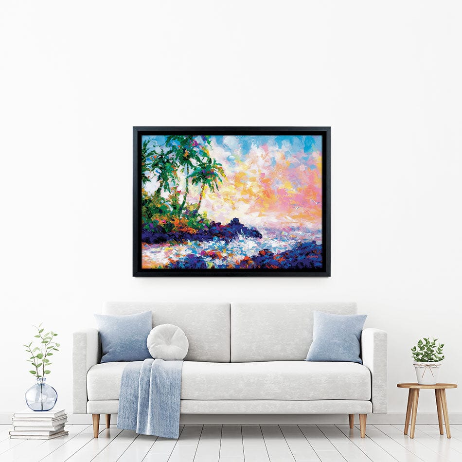 Dreams Of An Exotic Shore Canvas Print wall art product Leon Devenice