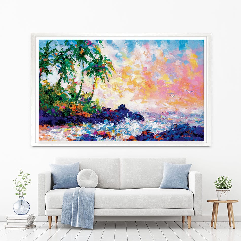 Dreams Of An Exotic Shore Canvas Print wall art product Leon Devenice