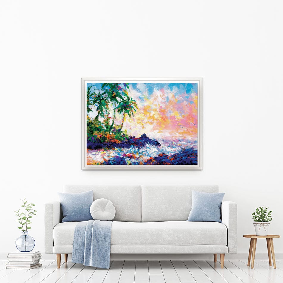 Dreams Of An Exotic Shore Canvas Print wall art product Leon Devenice