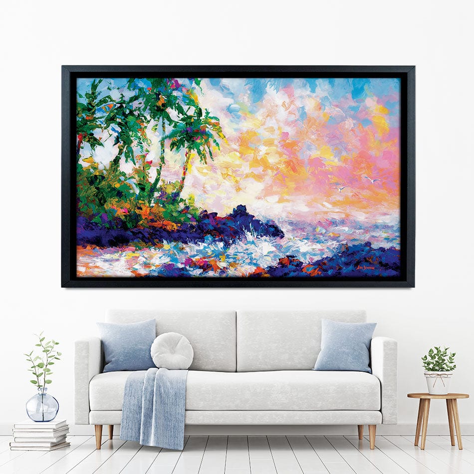 Dreams Of An Exotic Shore Canvas Print wall art product Leon Devenice