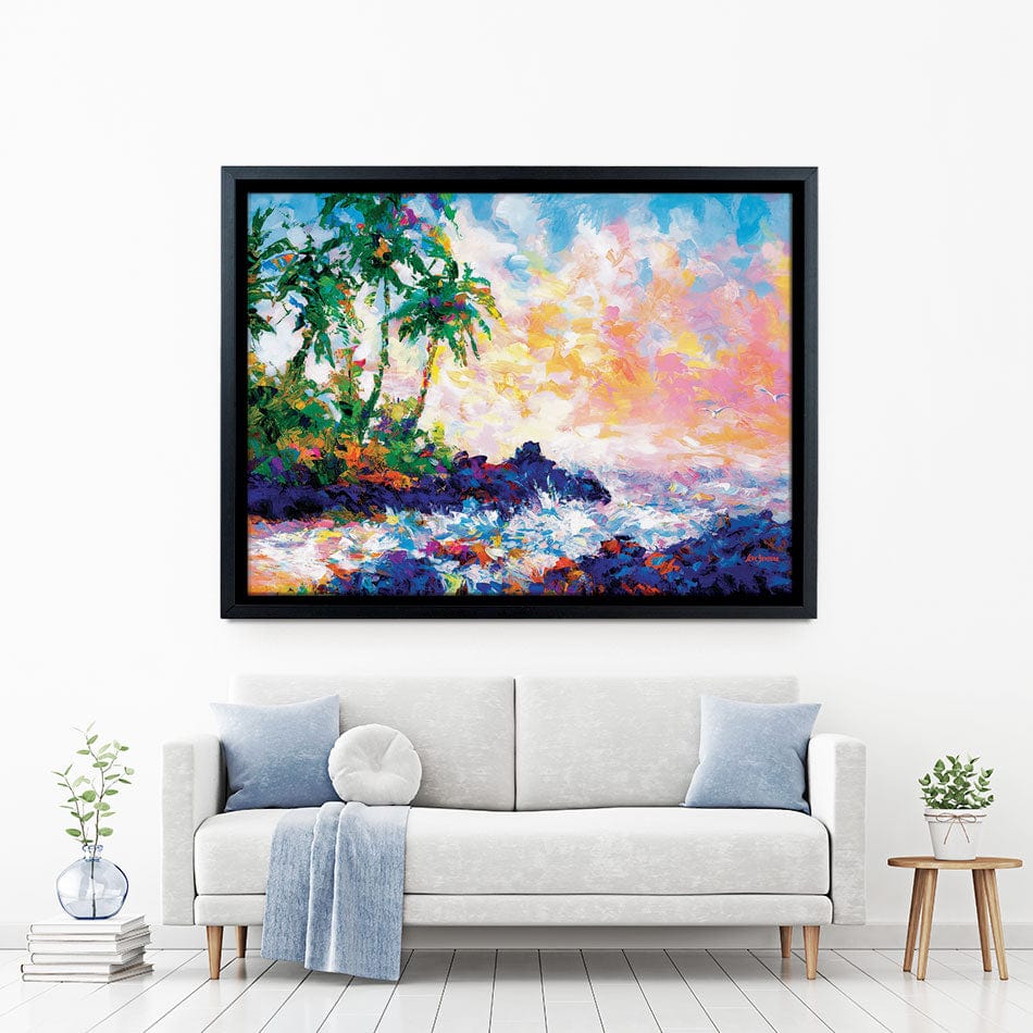Dreams Of An Exotic Shore Canvas Print wall art product Leon Devenice