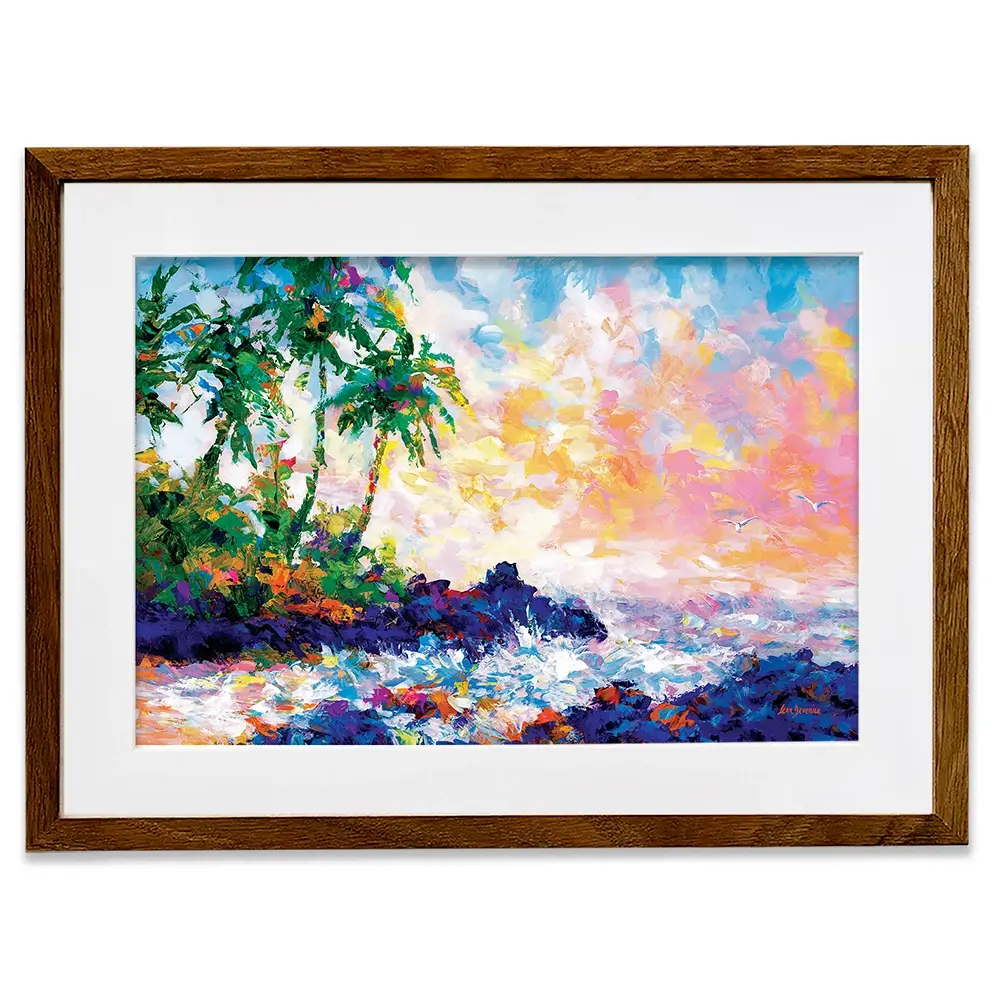 Dreams Of An Exotic Shore Framed Art Print Dreams Of An Exotic Shore Framed Art Print wall art product Leon Devenice