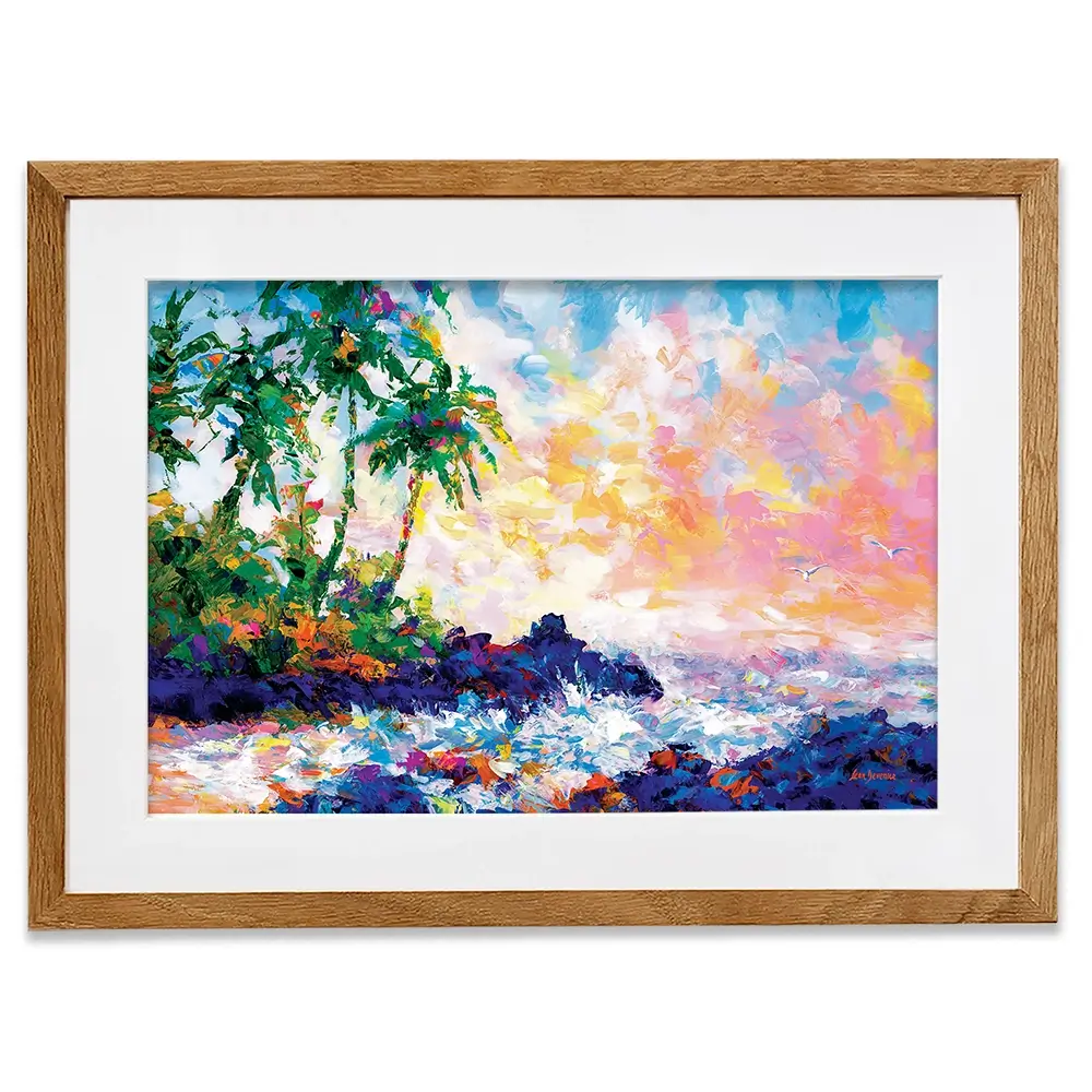 Dreams Of An Exotic Shore Framed Art Print Dreams Of An Exotic Shore Framed Art Print wall art product Leon Devenice