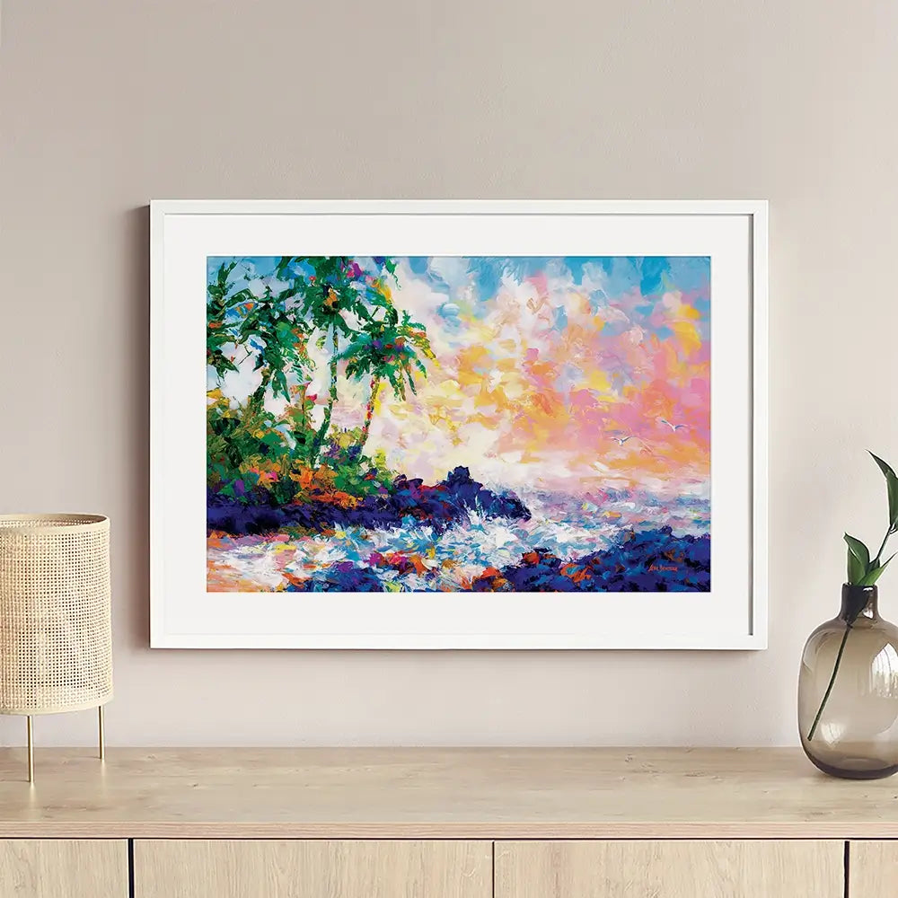 Dreams Of An Exotic Shore Framed Art Print Dreams Of An Exotic Shore Framed Art Print wall art product Leon Devenice