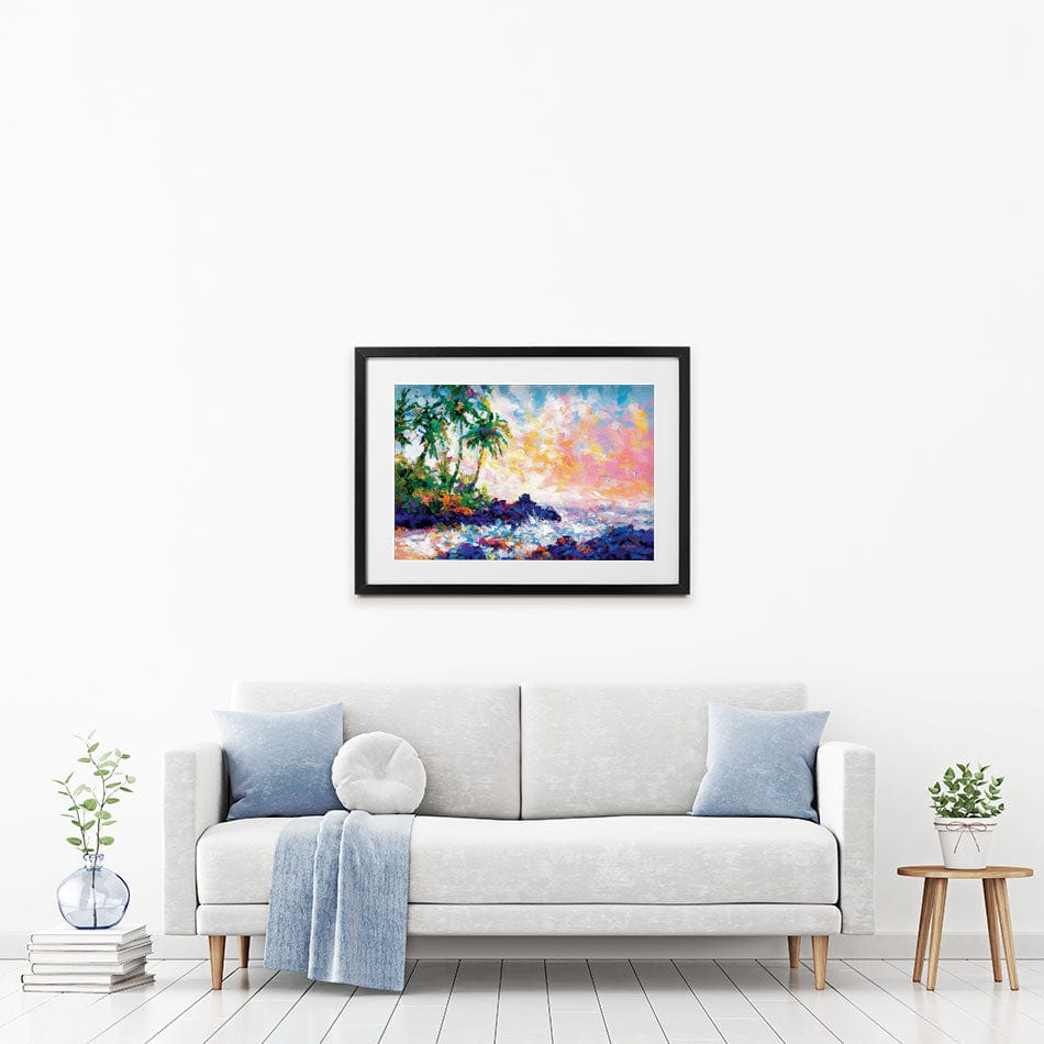 Dreams Of An Exotic Shore Framed Art Print wall art product Leon Devenice
