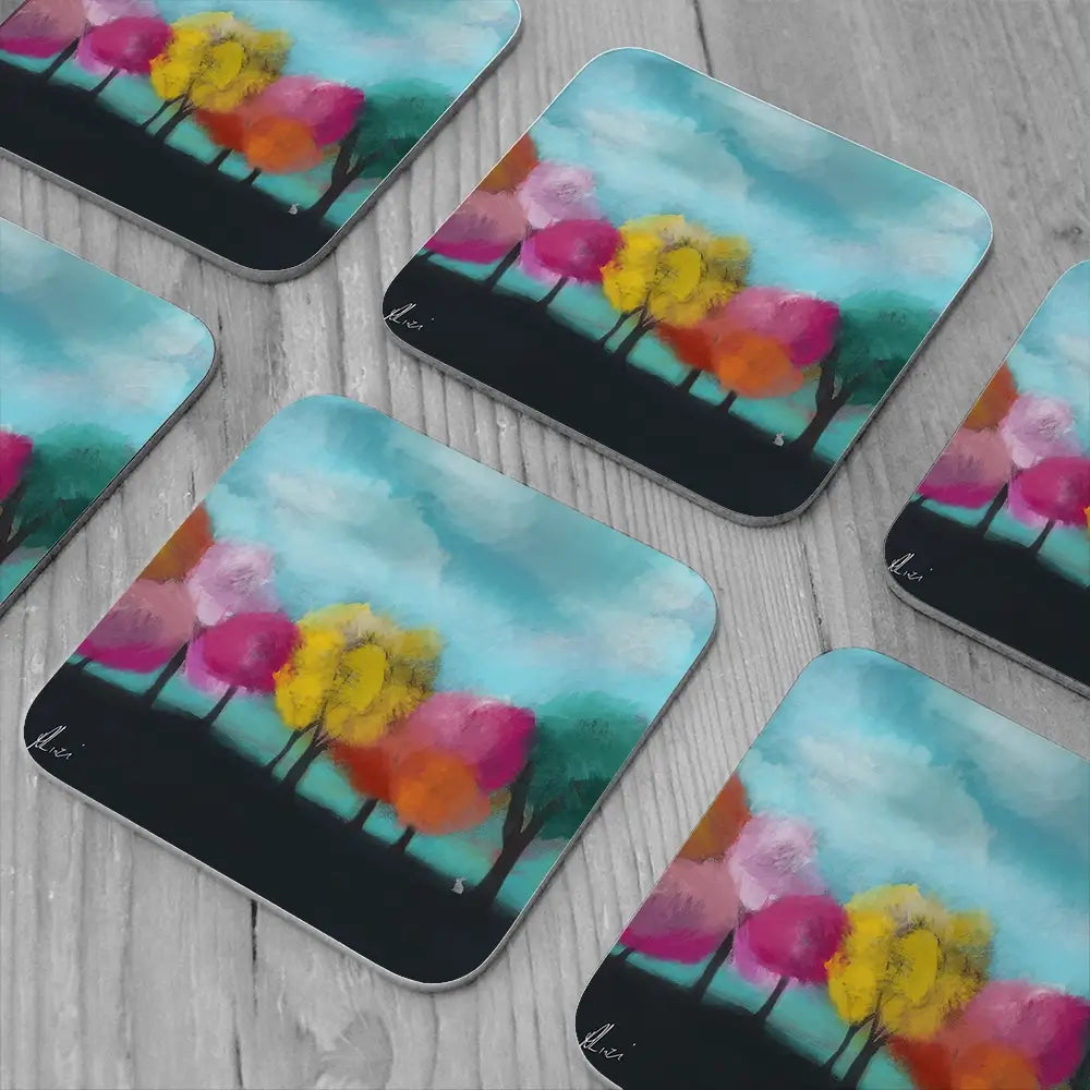 Dreamscape 1 Coaster Set Dreamscape 1 Coaster Set wall art product Aimee Linzi