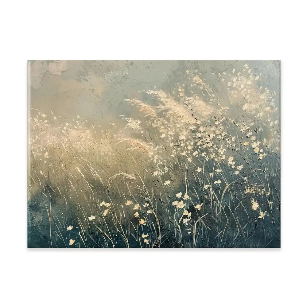 Dreamy Blue Field Canvas Print Dreamy Blue Field Canvas Print wall art product Arlington Prints - Independent