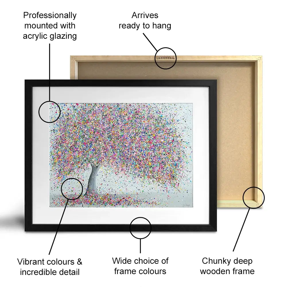 Dreamy Love Framed Art Print Dreamy Love Framed Art Print wall art product Jo Gough