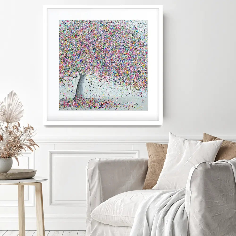 Dreamy Love Square Framed Art Print Dreamy Love Square Framed Art Print wall art product Jo Gough