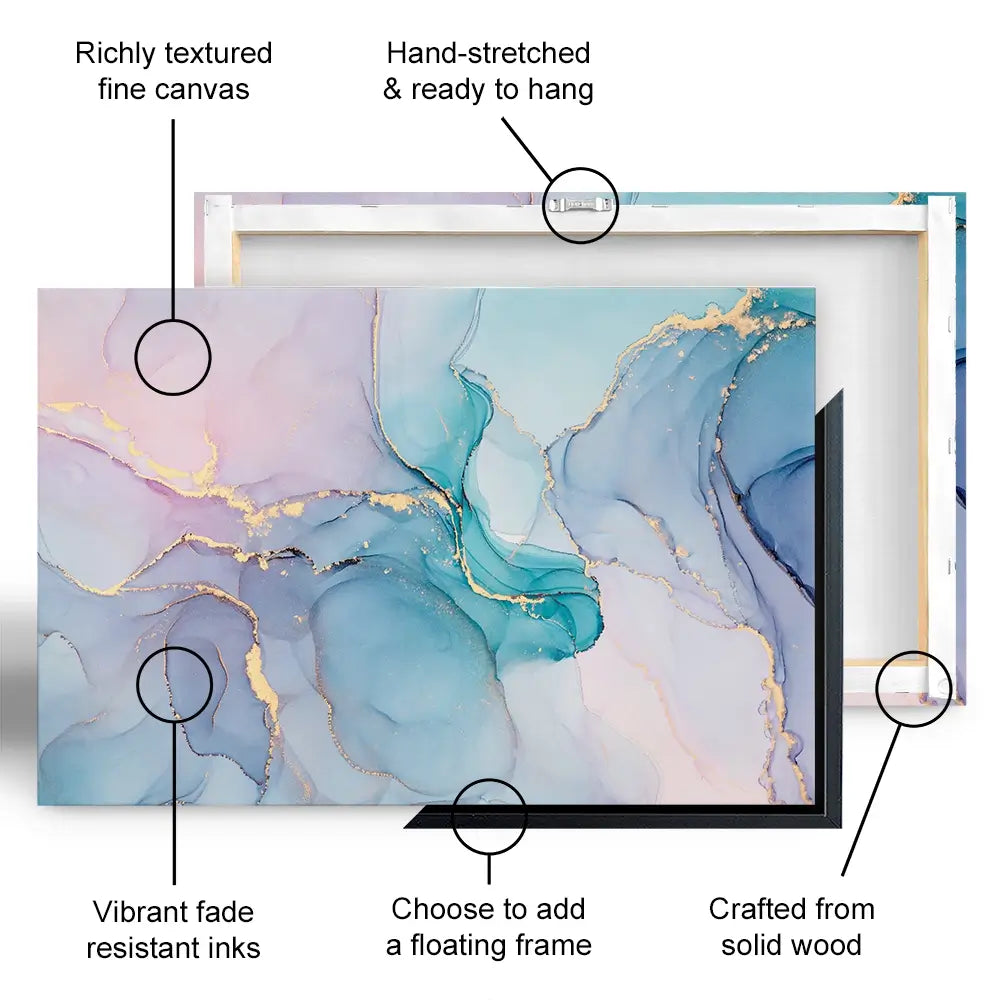 Dreamy Marble Canvas Print Dreamy Marble Canvas Print wall art product djero.adlibeshe yahoo.com / Shutterstock